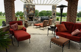 Concrete Patios, Fireplace
Test
Sundek
