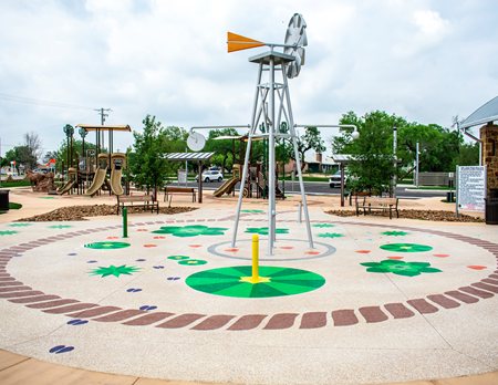 First place for the Cementitious Overlays Under 5,000 Square Feet - SUNDEK of San Antonio