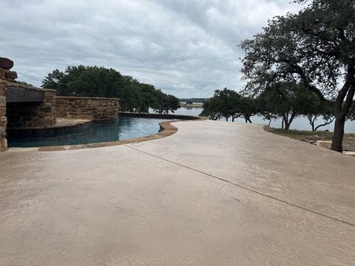 Evans Residence Spring Branch Tx  78070
Pool Deck Resurfacing
SUNDEK San Antonio
