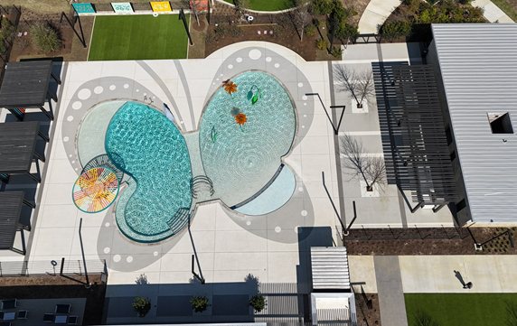 award winning pool deck coating